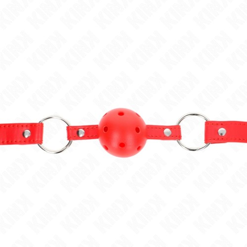 KINK Breathable Ball Gag Model 1 Red