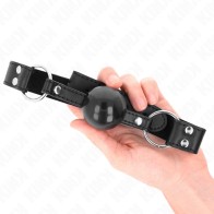 Kink Soft and Solid 4 cm Ball Gag with Faux Leather Strap