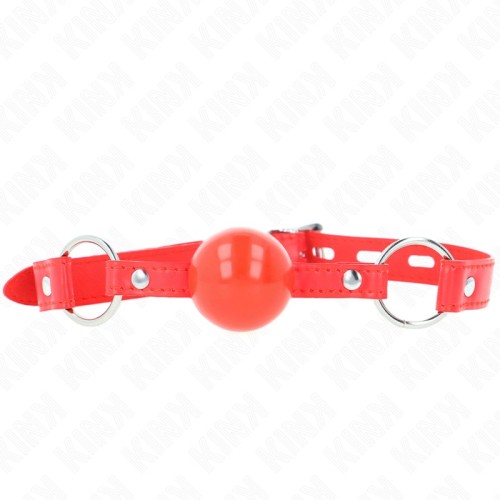 Kink Ball Gag with Lock for BDSM Play