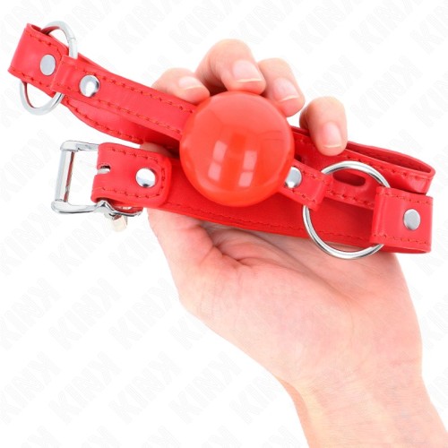 Kink Ball Gag with Lock for BDSM Play