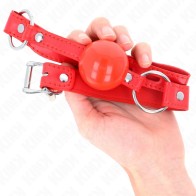 Mordaza De Bola Kink Con Candado para Juegos BDSM