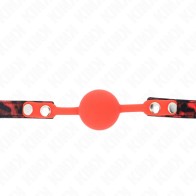 Mordaza De Bola 4 Cm De Silicona para Pasión BDSM