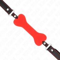 KINK Bone Gag Red - Ultimate Restraint and Comfort