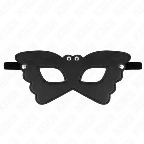 Kink Butterfly Faux Leather Mask for BDSM Play