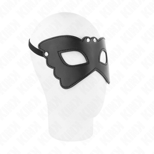 Kink Butterfly Faux Leather Mask for BDSM Play