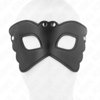 Kink Butterfly Faux Leather Mask for BDSM Play