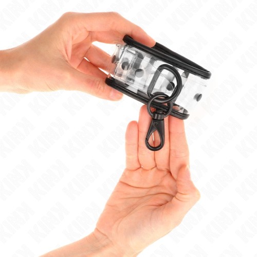 Kink Adjustable Transparent Cuffs for Enhanced Control