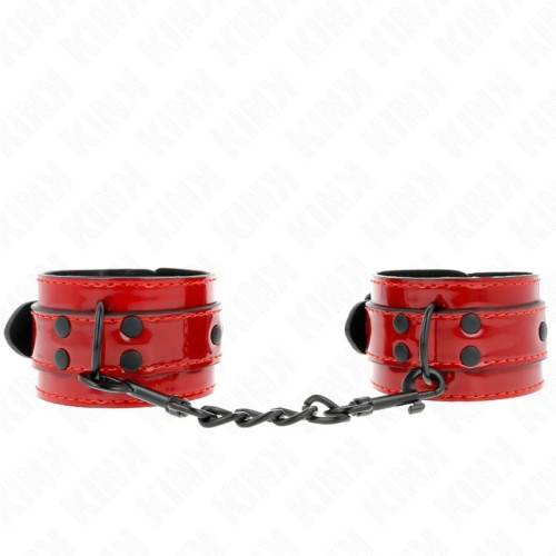 Kink Muñequeras Elegantes Rojo Oscuro