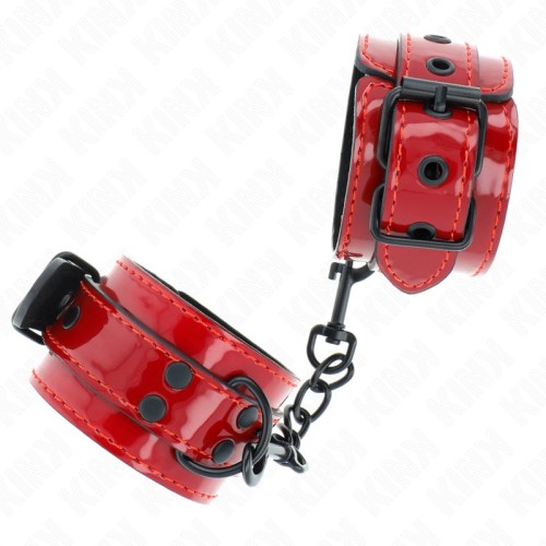 Kink Muñequeras Elegantes Rojo Oscuro