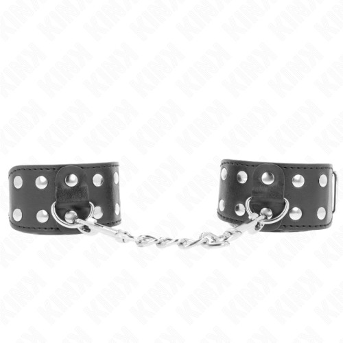 Kink - Adjustable Studded Wrist Restraints Black