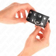 Kink - Adjustable Studded Wrist Restraints Black