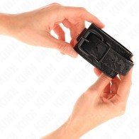 Kink Adjustable Lace Wrist Cuffs Black 19-26 Cm