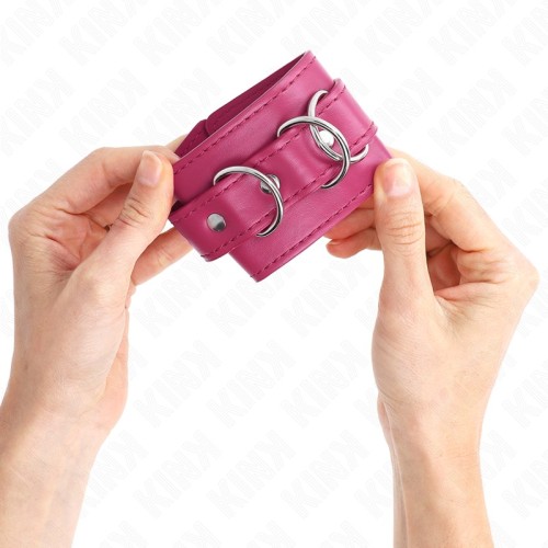Kink Adjustable Wrist Cuffs with 3 D-Rings