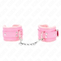 Kink Pink Fleece Wrist Restraints - Control and Comfort