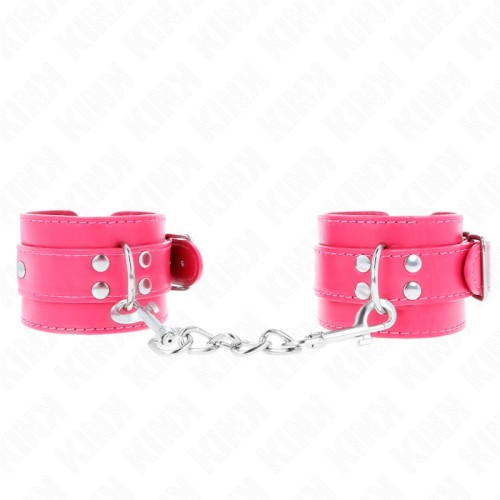 Kink Fuchsia Adjustable Wrist Cuffs | BDSM Comfort