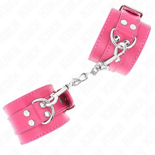 Kink Fuchsia Adjustable Wrist Cuffs | BDSM Comfort