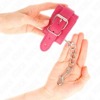 Kink Fuchsia Adjustable Wrist Cuffs | BDSM Comfort