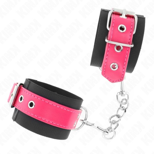 Kink Adjustable Black Nylon Wrist Restraints for Ultimate Control