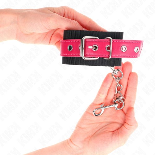 Kink Adjustable Black Nylon Wrist Restraints for Ultimate Control