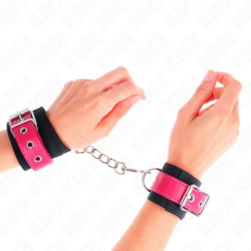 Kink Adjustable Black Nylon Wrist Restraints for Ultimate Control