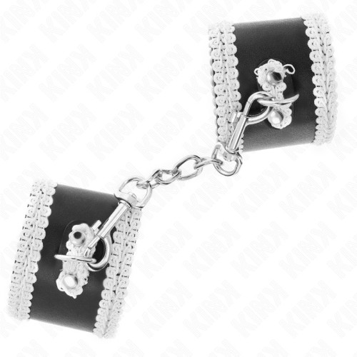 Kink Adjustable Black Wrist Cuffs - Comfort and Style