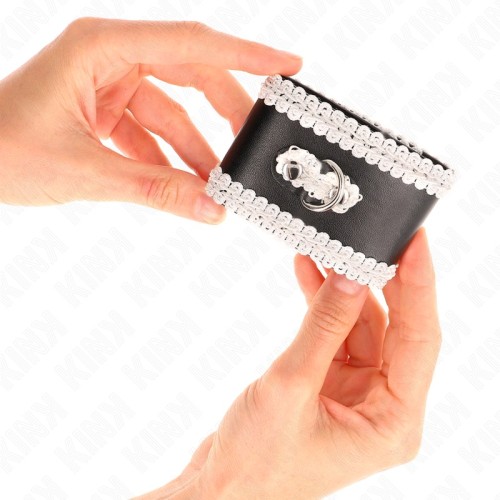 Kink Muñequeras Negro Ajustables - Comodidad y Estilo