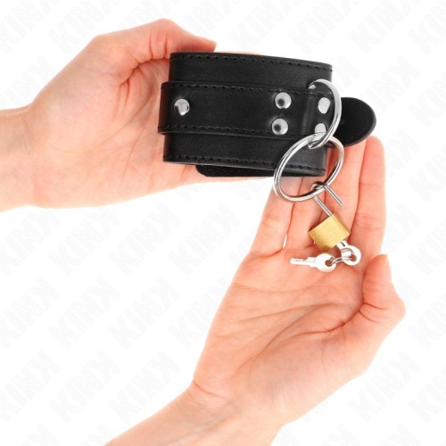 Kink Adjustable Wrist Cuffs with Locking Chain