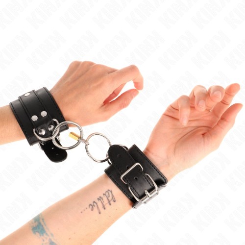 Kink Adjustable Wrist Cuffs with Locking Chain