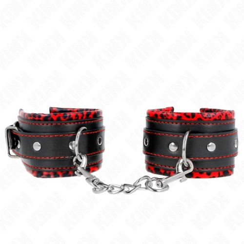 Kink - Adjustable Red/Black Wrist Cuffs
