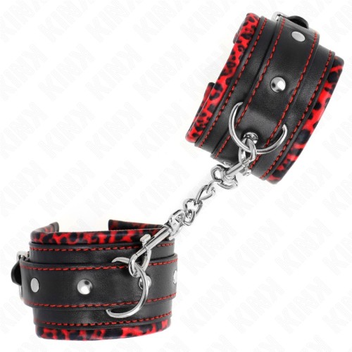 Kink - Adjustable Red/Black Wrist Cuffs
