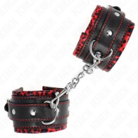 Kink - Adjustable Red/Black Wrist Cuffs