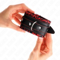 Kink - Adjustable Red/Black Wrist Cuffs