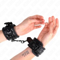 Kink Diamond Pattern Adjustable Wrist Cuffs for Ultimate Control