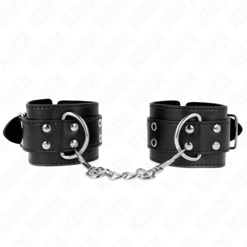 Kink Muñequeras Doble Tachuelas para Juegos BDSM