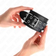 Kink Muñequeras Doble Tachuelas para Juegos BDSM