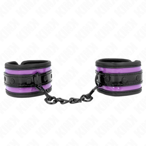 Kink Adjustable Neoprene Wrist Cuffs Purple