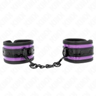 Kink Adjustable Neoprene Wrist Cuffs Purple
