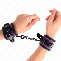 Kink Adjustable Neoprene Wrist Cuffs Purple
