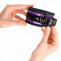 Kink Adjustable Neoprene Wrist Cuffs Purple