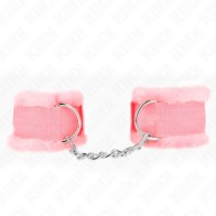 Muñequeras Forradas Rosa Ajustables de Kink