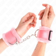 Muñequeras Forradas Rosa Ajustables de Kink