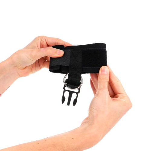 Kink Adjustable Neoprene Wrist Cuffs for Enhanced BDSM Play
