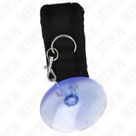 Kink Adjustable Black Wrist Cuffs with Suction Cup