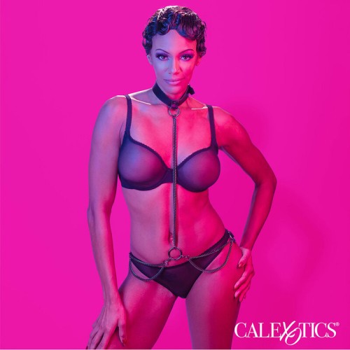 Euphoria Halter Collar & Leash with Chain