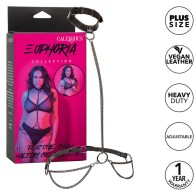 Euphoria Plus Size Chain Halter/Collar & Leash