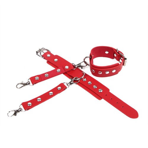 Subblime Red Bondage Handcuffs - Seductive and Comfortable