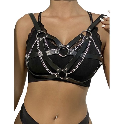 Subblime Punk Bondage Belt Black