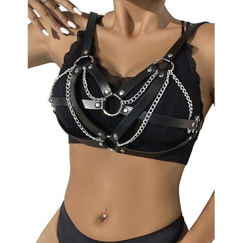 Subblime Punk Bondage Belt Black