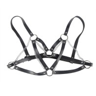 Subblime Punk Bondage Belt Black
