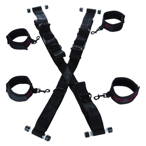 Scandal Door Cross Restraints - Intense Bondage Play